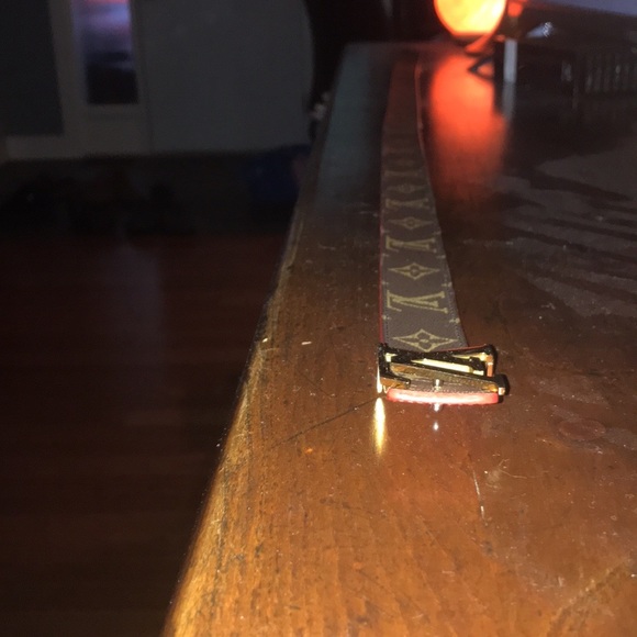 Louis Vuitton belt red and brown switchable - Picture 5 of 7